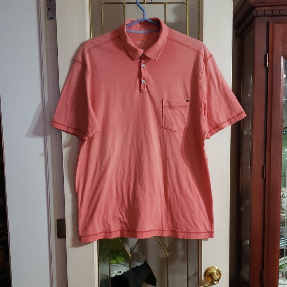 Tommy Bahama -  Coral San Aria Polo - Light Weight. SIZE L